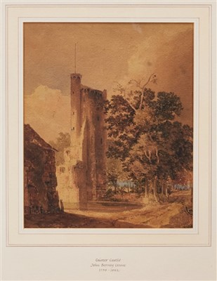 Lot 1037 - John Berney Crome (1794-1842) watercolour - Caister Castle, in glazed gilt frame, 30cm x 24cm