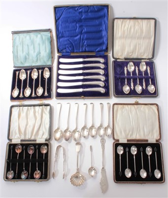 Lot 289 - Selection of miscellaneous silver flatware