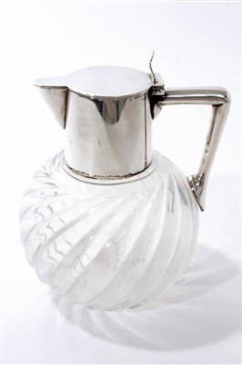 Lot 236 - German silver mounted decanter of small proportions