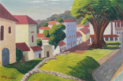 Lot 1014 - Wyndham Lloyd- oil on canvas, Gaulle Ceylon