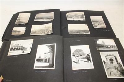 Lot 2642 - Two photograph albums of India