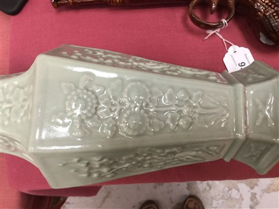 Lot 89 - 19th century Chinese celadon vase