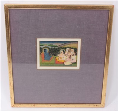 Lot 892 - 19th century Indian Mughal School gouache on paper