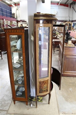 Lot 1383 - Vernis Martin style display cabinet