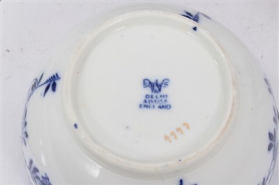 Lot 152 - Extensive collection of Victorian/Edwardian blue and white 'Delph' pattern dinner and tea china - various makers, Approx 65 items.