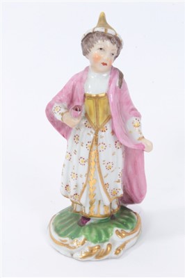 Lot 67 - Pair of early 19th century Derby porcelain figures