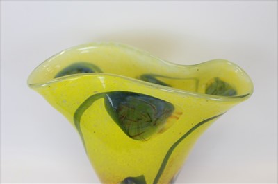 Lot 2002 - An Art Glass vase (indistinctly signed) 36.5 cm high