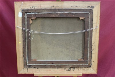Lot 982 - Albert Clark (act.1821-1910) oil on canvas - a bay hunter in a stable, signed, in gilt frame, 50cm x 60cm