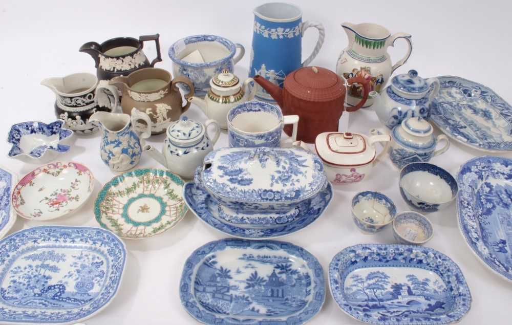 Lot 122 - Collection late 18th and 19th century English pottery and porcelain