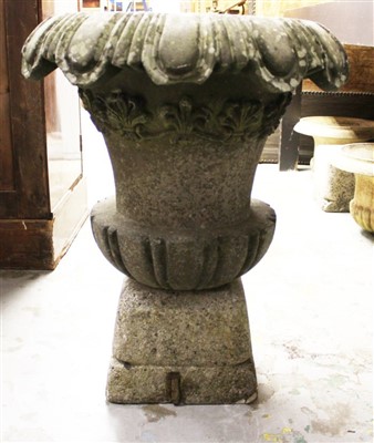 Lot 1361 - Large concrete garden urn