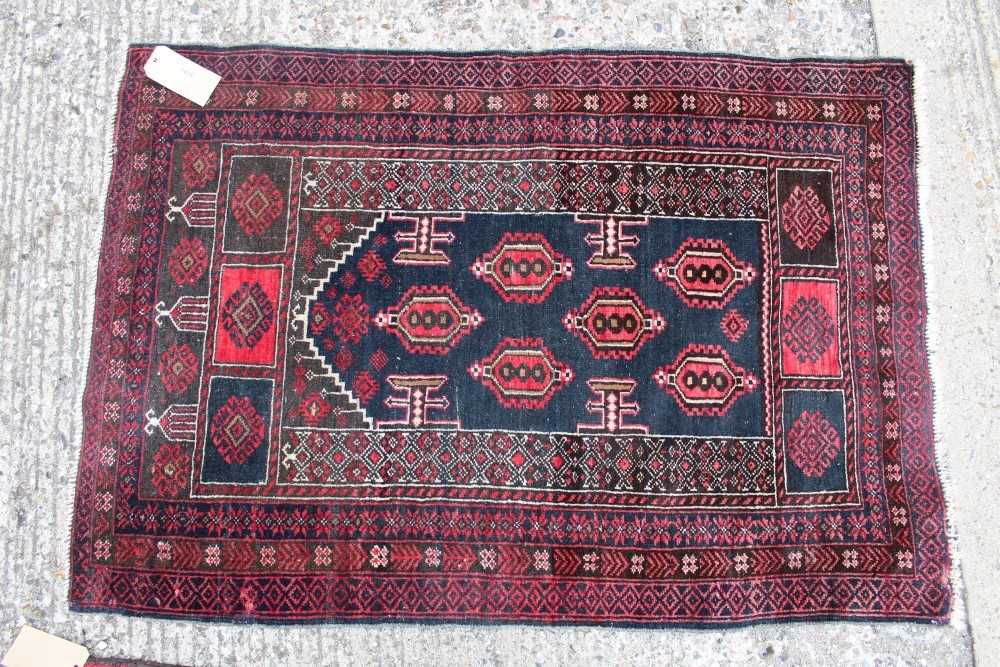Lot 1455 - Pakistani prayer rug
