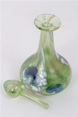 Lot 226 - Siddy Langley art glass perfume bottle and stopper
