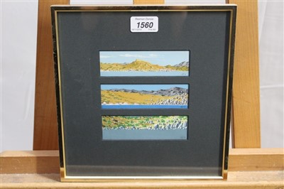 Lot 1560 - William Gronow Davis, three late 20th Century...