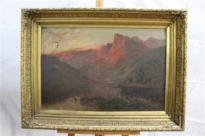 Lot 119 - F E Jamieson oil on canvas - Highland landscape