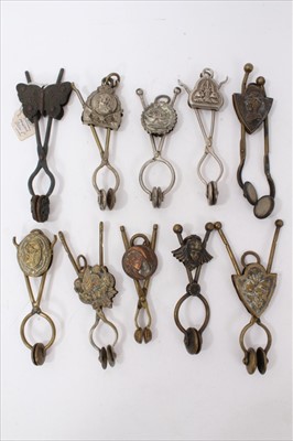 Lot 3738 - Collection of 10 antique Victorian and later...