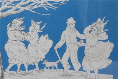 Lot 1178 - Rare 19th century papercut