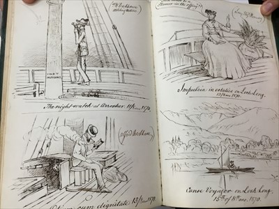 Lot 1106 - Edward Backhouse - ‘Journal of the Cruise of the Nereid, 1870’
