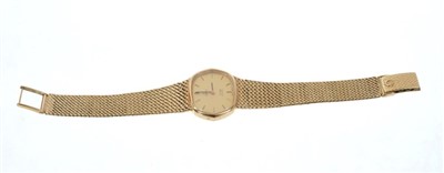 Lot 809 - 9ct gold lady’s Omega wristwatch