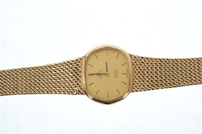 Lot 809 - 9ct gold lady’s Omega wristwatch