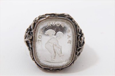 Lot 3278 - 19th Century intaglio ring