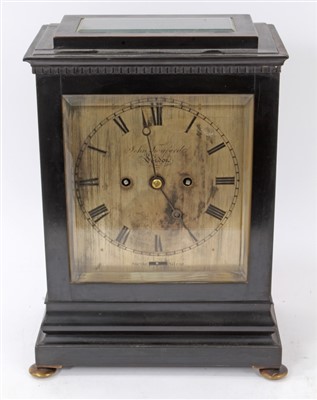 Lot 847 - Victorian bracket clock by John Twyford, London