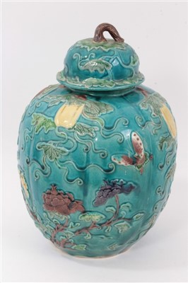 Lot 369 - Late 19th/early 20th century Chinese vase and cover