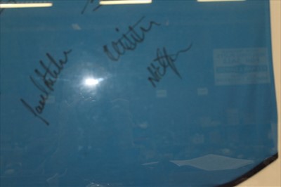 Lot 3758 - Manchester City signed shirt in frame