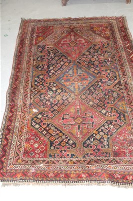 Lot 1773 - Persian part silk rug