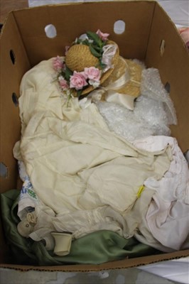 Lot 2706 - Two Dolls including a small French doll SPBJ 60 Paris with composite body and limbs.