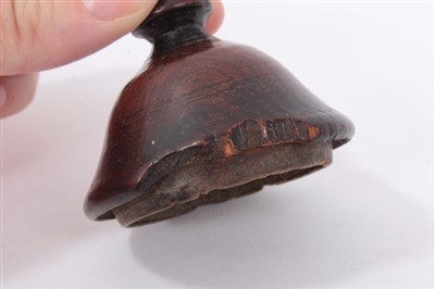 Lot 1147 - 17th century treen cup and cover