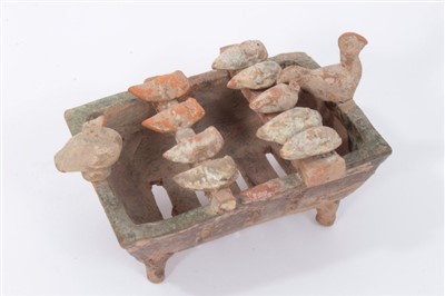 Lot 361 - Chinese pottery trough possibly Han dynasty