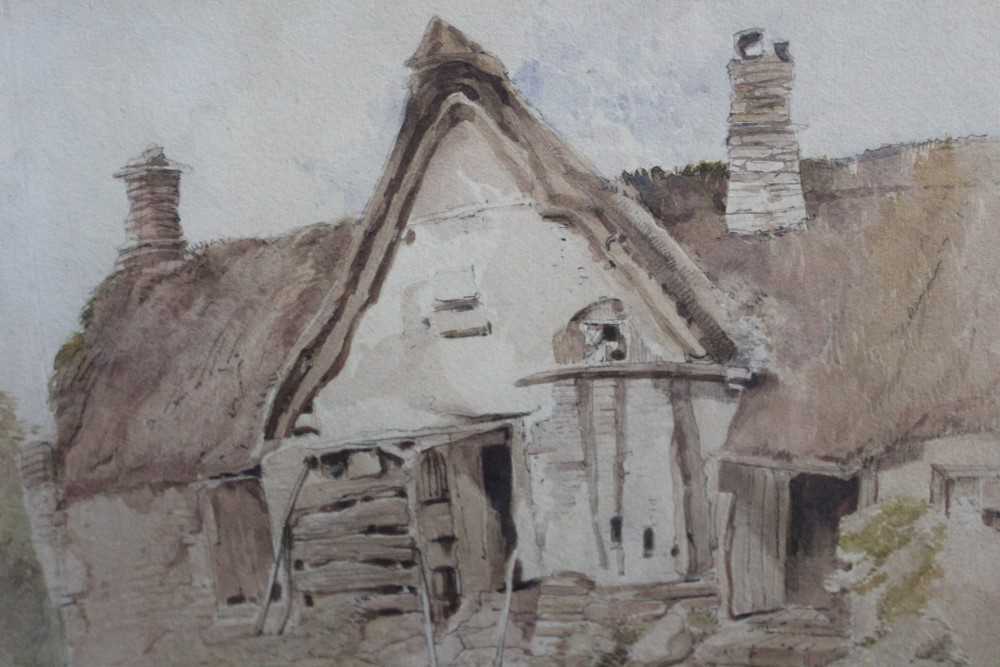 Lot 1605 - Attributed to Henry Bright (1810-1873) watercolour