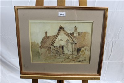 Lot 1605 - Attributed to Henry Bright (1810-1873) watercolour