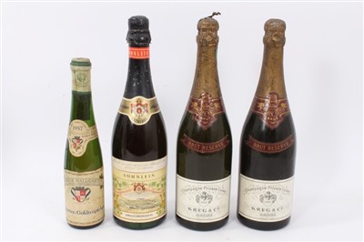 Lot 948 - Champagne - two bottles, Krug & Co. Champagne Brut Reserve, together with two other German bottles of wine (4)