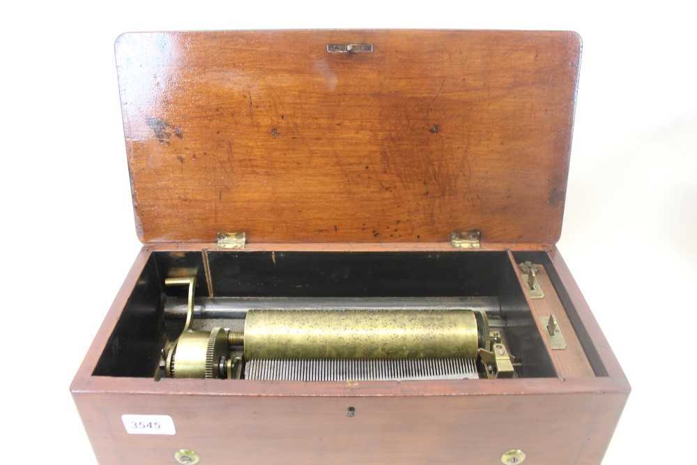 Lot 3545 - Swiss music box