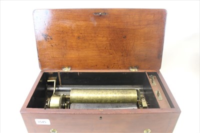 Lot 3545 - Swiss music box