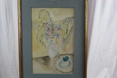 Lot 1117 - *David Jones (1895-1974) watercolour - still life