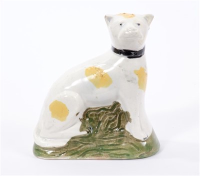 Lot 272 - Early 19th century Staffordshire model of a cat