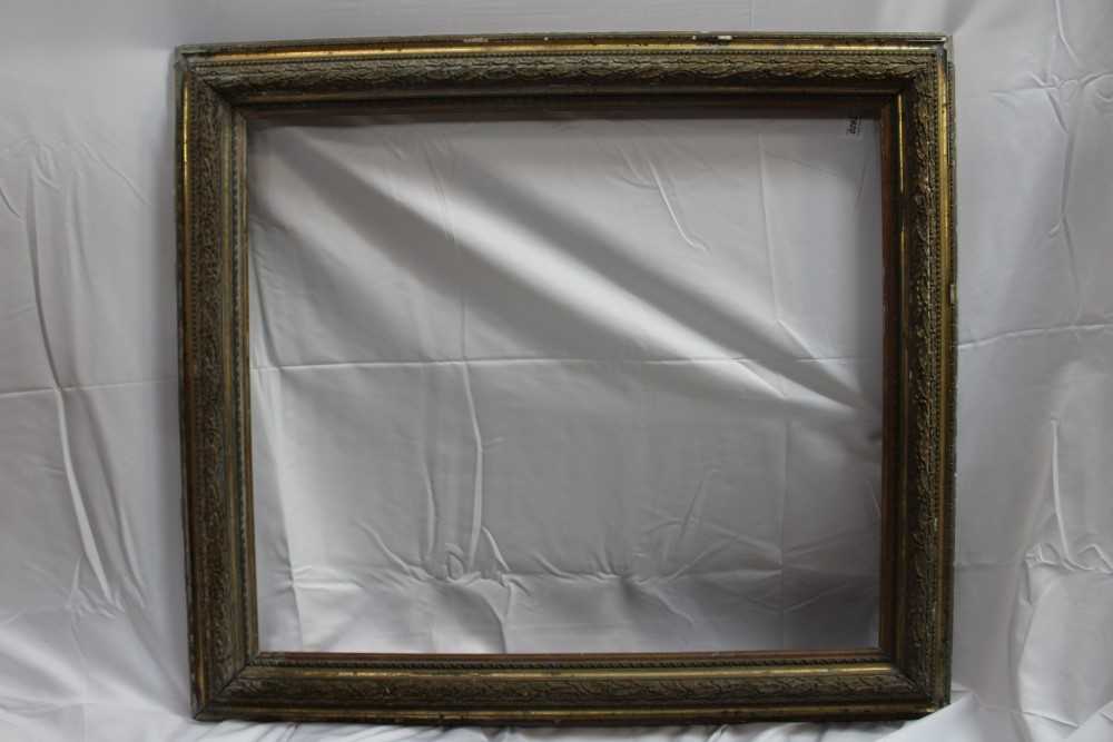 Lot 1620 - Pair of Victorian gilt picture frames