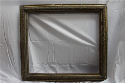 Lot 1620 - Pair of Victorian gilt picture frames