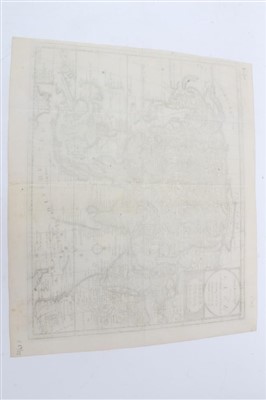 Lot 1037 - Isaak Tirion (d.1769), hand-coloured map - ‘Nieuwe Kaart van Asia’, 28cm x 36cm, 1740