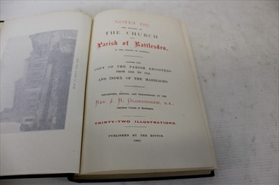 Lot 2314 - J. R. Olorenshaw - Notes on the Church & Parish of Rattlesden, 1900, numbered 81 from an edition of 200, fine in the original green cloth binding