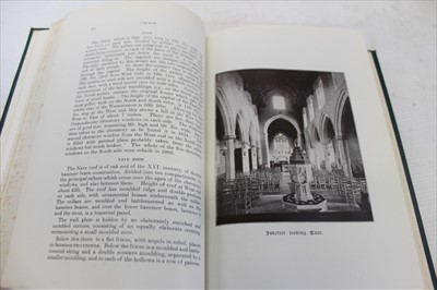 Lot 2314 - J. R. Olorenshaw - Notes on the Church & Parish of Rattlesden, 1900, numbered 81 from an edition of 200, fine in the original green cloth binding