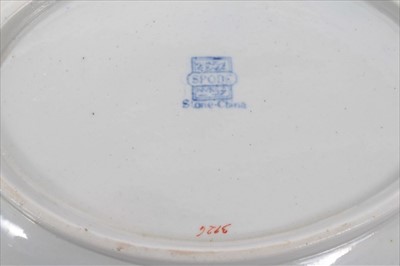 Lot 58 - Pair early 19th century Spode stone china dishes, circa 1820