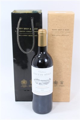 Lot 927 - Wine - one bottle, Chateau Rauzan-Segla Margaux, 2001