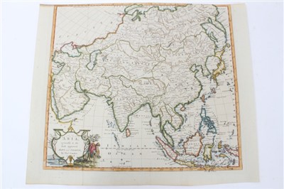 Lot 1076 - Thomas Conder (1775-1801), hand coloured map - ‘Asia’, 1778, 34cm x 39cm