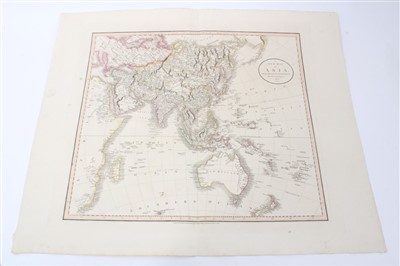 Lot 1077 - John Cary (c. 1754-1835), hand-coloured map -  ‘A New Map of Asia’, 1806, 52 x 57cm