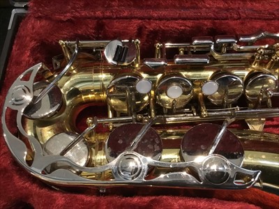 Lot 3599 - Yamaha alto saxaphone, cased