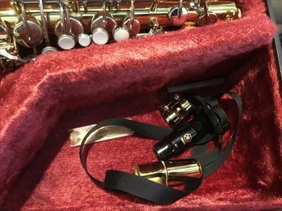Lot 3599 - Yamaha alto saxaphone, cased