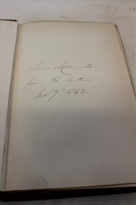 Lot 2620 - Books - Charles Robert Bree, A History of the Birds Of Europe, four presentation volumes to Lady Henniker of Thornham Hall, volume one inscribed ‘Anne Henniker from the Author Nov. 7. 1863’